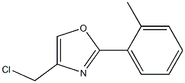 4-(chloromethyl)-2-(2-methylphenyl)-1,3-oxazole Struktur