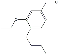 4-(chloromethyl)-2-ethoxy-1-propoxybenzene Struktur