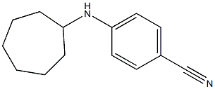 4-(cycloheptylamino)benzonitrile Struktur