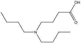 4-(dibutylamino)butanoic acid Struktur