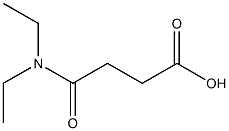 4-(diethylamino)-4-oxobutanoic acid Struktur