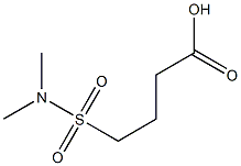 4-(dimethylsulfamoyl)butanoic acid Struktur