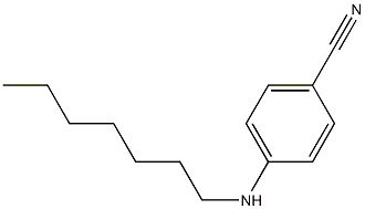 4-(heptylamino)benzonitrile Struktur