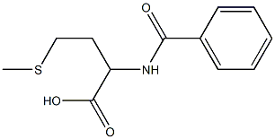 4-(methylsulfanyl)-2-(phenylformamido)butanoic acid Struktur