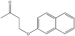 4-(naphthalen-2-yloxy)butan-2-one Struktur