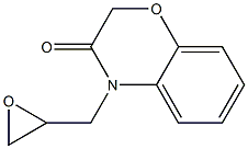 4-(oxiran-2-ylmethyl)-3,4-dihydro-2H-1,4-benzoxazin-3-one Struktur