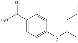 4-(pentan-2-ylamino)benzamide Struktur