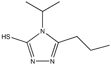 4-(propan-2-yl)-5-propyl-4H-1,2,4-triazole-3-thiol Struktur