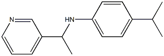 4-(propan-2-yl)-N-[1-(pyridin-3-yl)ethyl]aniline Struktur