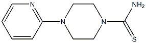 4-(pyridin-2-yl)piperazine-1-carbothioamide Struktur