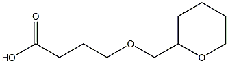 4-(tetrahydro-2H-pyran-2-ylmethoxy)butanoic acid Struktur