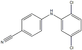 4-[(2,5-dichlorophenyl)amino]benzonitrile Struktur