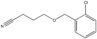 4-[(2-chlorobenzyl)oxy]butanenitrile Struktur