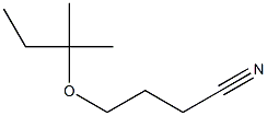 4-[(2-methylbutan-2-yl)oxy]butanenitrile Struktur