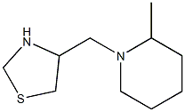 4-[(2-methylpiperidin-1-yl)methyl]-1,3-thiazolidine Struktur