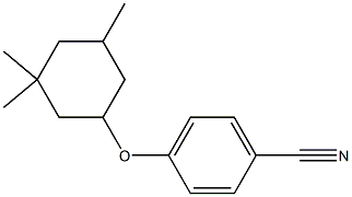 4-[(3,3,5-trimethylcyclohexyl)oxy]benzonitrile Struktur