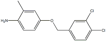 4-[(3,4-dichlorophenyl)methoxy]-2-methylaniline Struktur