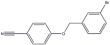 4-[(3-bromobenzyl)oxy]benzonitrile Struktur