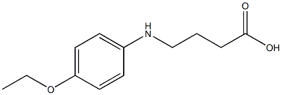 4-[(4-ethoxyphenyl)amino]butanoic acid Struktur