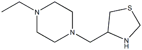 4-[(4-ethylpiperazin-1-yl)methyl]-1,3-thiazolidine Struktur