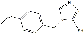 4-[(4-methoxyphenyl)methyl]-4H-1,2,4-triazole-3-thiol Struktur