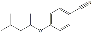 4-[(4-methylpentan-2-yl)oxy]benzonitrile Struktur