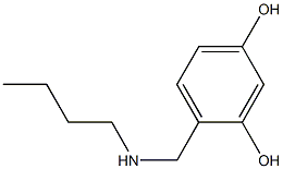 4-[(butylamino)methyl]benzene-1,3-diol Struktur