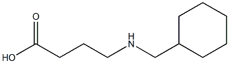 4-[(cyclohexylmethyl)amino]butanoic acid Struktur