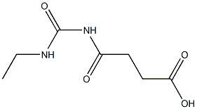 4-[(ethylcarbamoyl)amino]-4-oxobutanoic acid Struktur