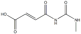 4-[(methylcarbamoyl)amino]-4-oxobut-2-enoic acid Struktur