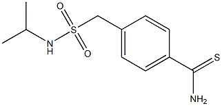 4-[(propan-2-ylsulfamoyl)methyl]benzene-1-carbothioamide Struktur