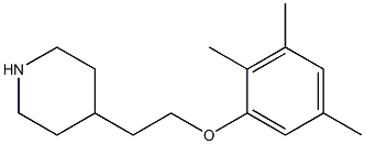 4-[2-(2,3,5-trimethylphenoxy)ethyl]piperidine Struktur