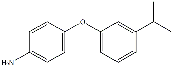 4-[3-(propan-2-yl)phenoxy]aniline Struktur