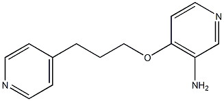 4-[3-(pyridin-4-yl)propoxy]pyridin-3-amine Struktur