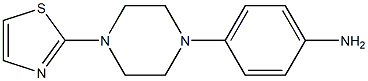 4-[4-(1,3-thiazol-2-yl)piperazin-1-yl]aniline Struktur