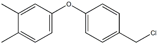 4-[4-(chloromethyl)phenoxy]-1,2-dimethylbenzene Struktur