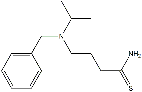 4-[benzyl(isopropyl)amino]butanethioamide Struktur