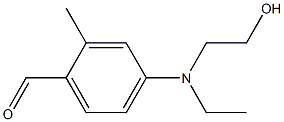 4-[ethyl(2-hydroxyethyl)amino]-2-methylbenzaldehyde Struktur