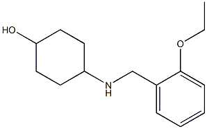 4-{[(2-ethoxyphenyl)methyl]amino}cyclohexan-1-ol Struktur