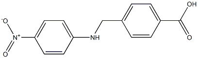 4-{[(4-nitrophenyl)amino]methyl}benzoic acid Struktur