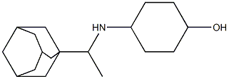 4-{[1-(adamantan-1-yl)ethyl]amino}cyclohexan-1-ol Struktur