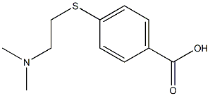 4-{[2-(dimethylamino)ethyl]thio}benzoic acid Struktur