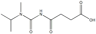 4-{[methyl(propan-2-yl)carbamoyl]amino}-4-oxobutanoic acid Struktur