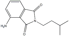 4-amino-2-(3-methylbutyl)-2,3-dihydro-1H-isoindole-1,3-dione Struktur