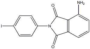 4-amino-2-(4-iodophenyl)-2,3-dihydro-1H-isoindole-1,3-dione Struktur