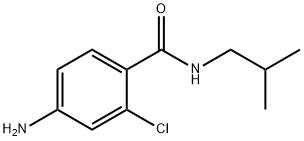 4-amino-2-chloro-N-isobutylbenzamide Struktur