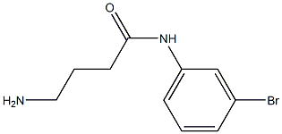 4-amino-N-(3-bromophenyl)butanamide Struktur