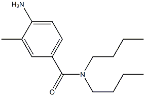 4-amino-N,N-dibutyl-3-methylbenzamide Struktur