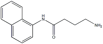 4-amino-N-1-naphthylbutanamide Struktur