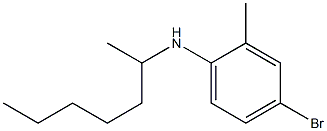 4-bromo-N-(heptan-2-yl)-2-methylaniline Struktur